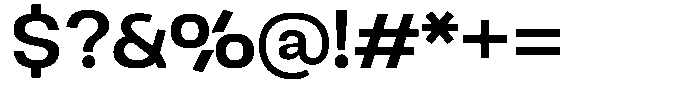 Ingrovia Medium Expand Font OTHER CHARS