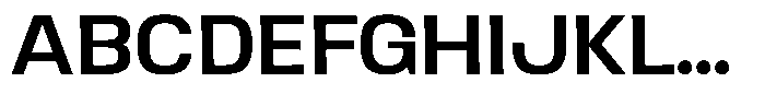 Ingrovia Medium Expand Font UPPERCASE