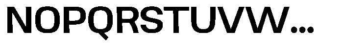 Ingrovia Medium Expand Font UPPERCASE