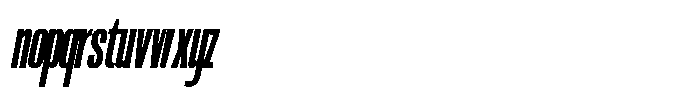 Ingrovia Medium Italic Font LOWERCASE