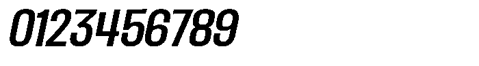 Ingrovia Medium Narrow Italic Font OTHER CHARS