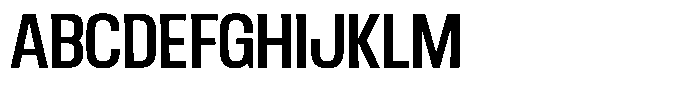 Ingrovia Medium Narrow Font UPPERCASE