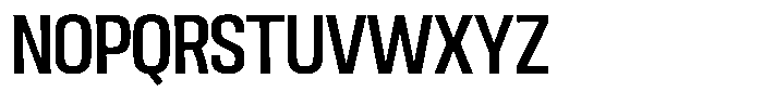Ingrovia Medium Narrow Font UPPERCASE