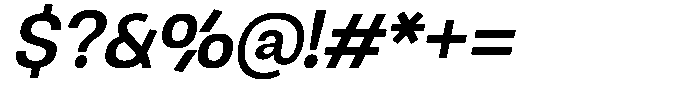 Ingrovia Medium Norm Italic Font OTHER CHARS