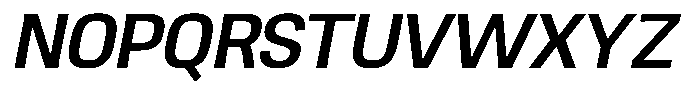 Ingrovia Medium Norm Italic Font UPPERCASE