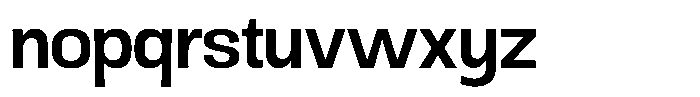 Ingrovia Medium Norm Font LOWERCASE