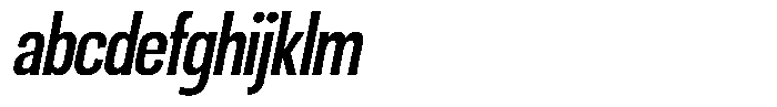 Ingrovia Medium Semi Condensed Italic FONT