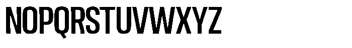 Ingrovia Medium Semi Condensed Font UPPERCASE