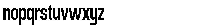 Ingrovia Medium Semi Condensed Font LOWERCASE