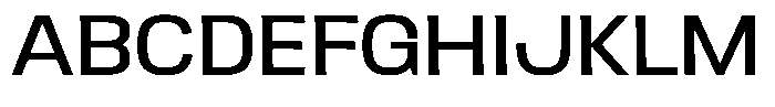 Ingrovia Regular Expand Font UPPERCASE