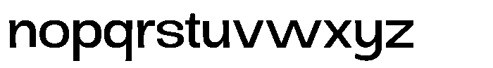 Ingrovia Regular Expand Font LOWERCASE