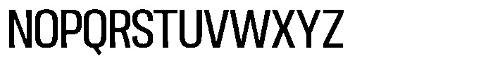 Ingrovia Regular Narrow Font UPPERCASE