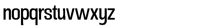 Ingrovia Regular Narrow Font LOWERCASE
