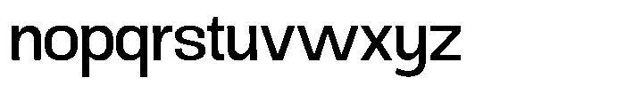 Ingrovia Regular Norm Font LOWERCASE