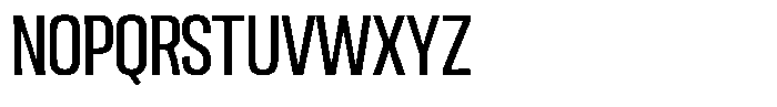 Ingrovia Regular Semi Condensed Font UPPERCASE