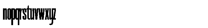 Ingrovia Regular1 Font LOWERCASE