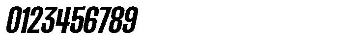 Ingrovia Semi Bold Condensed Italic Font OTHER CHARS