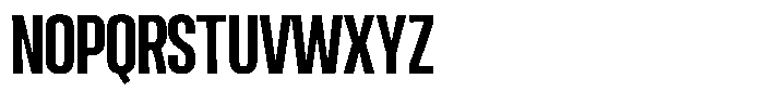 Ingrovia Semi Bold Condensed Font UPPERCASE