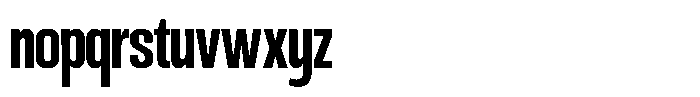Ingrovia Semi Bold Condensed Font LOWERCASE