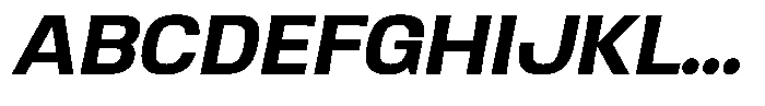 Ingrovia Semi Bold Expand Italic Font UPPERCASE