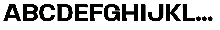 Ingrovia Semi Bold Expand Font UPPERCASE