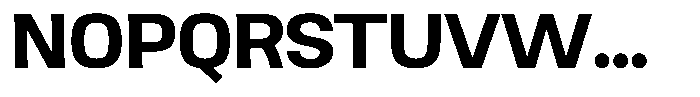 Ingrovia Semi Bold Expand Font UPPERCASE