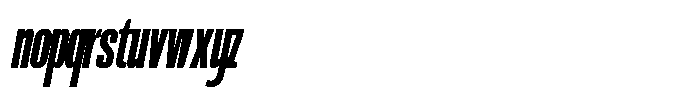 Ingrovia Semi Bold Italic Font LOWERCASE