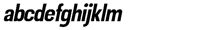 Ingrovia Semi Bold Narrow Italic FONT