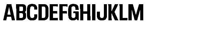 Ingrovia Semi Bold Narrow Font UPPERCASE