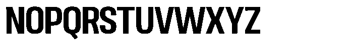 Ingrovia Semi Bold Narrow Font UPPERCASE