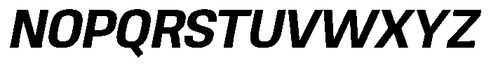 Ingrovia Semi Bold Norm Italic Font UPPERCASE