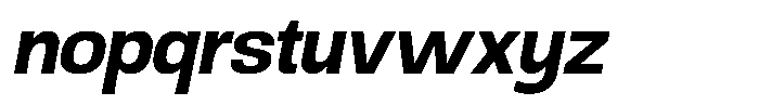 Ingrovia Semi Bold Norm Italic Font LOWERCASE