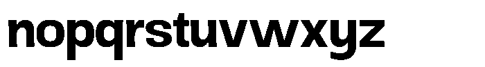 Ingrovia Semi Bold Norm Font LOWERCASE