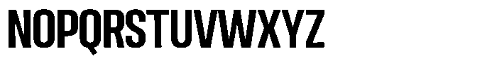 Ingrovia Semi Bold Semi Condensed Font UPPERCASE
