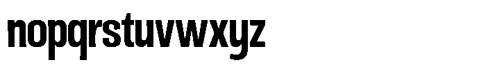Ingrovia Semi Bold Semi Condensed Font LOWERCASE