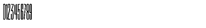 Ingrovia Thin Compressed Font OTHER CHARS