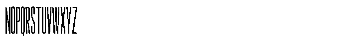 Ingrovia Thin Compressed Font UPPERCASE