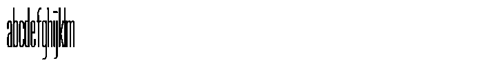 Ingrovia Thin Compressed FONT