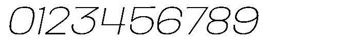 Ingrovia Thin Expand Italic Font OTHER CHARS