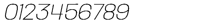 Ingrovia Thin Norm Italic Font OTHER CHARS