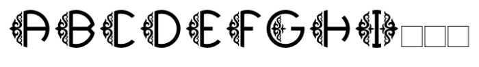 Initial Monogram Font UPPERCASE