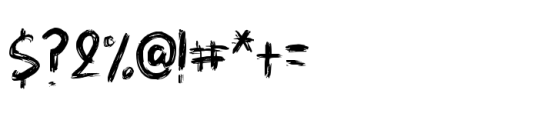 Ink Boy Font OTHER CHARS