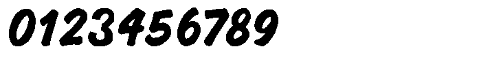 Ink Mokarino Font OTHER CHARS