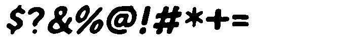 Ink Mokarino Font OTHER CHARS