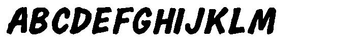 Ink Mokarino Font UPPERCASE