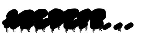 Ink Rush Solid Drip Extrude Drip Font UPPERCASE