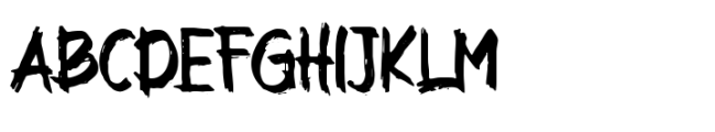 Ink Streak Regular Font UPPERCASE