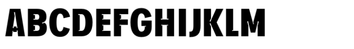 Ink Trap Sans Heavy Font UPPERCASE