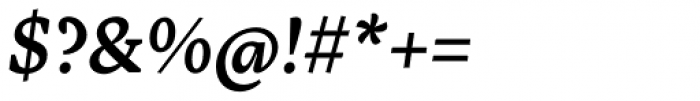 Inka A Small Medium Italic Font OTHER CHARS