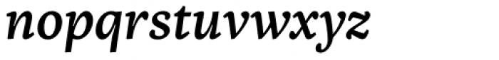 Inka A Small Medium Italic Font LOWERCASE